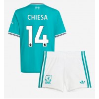 Liverpool Federico Chiesa #14 Tretí Detský futbalový dres 2025-26 Krátky Rukáv (+ trenírky)